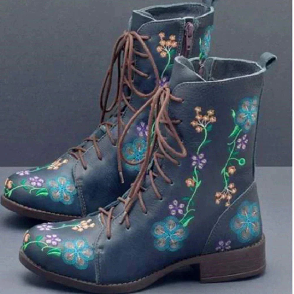 Retro Boots Ethnic Chic Design