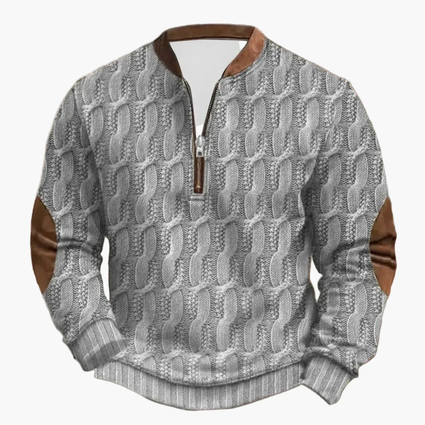 Outdoor Long-Sleeve Pullover Stand-Up Collar