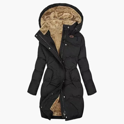 Women's Long Hooded Winter Coat Warm Padded