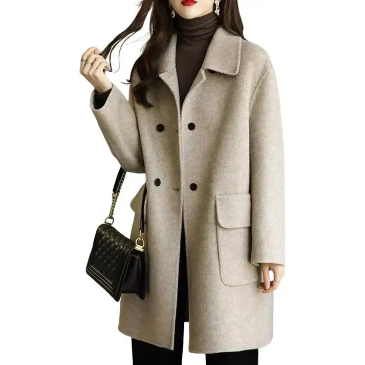 Elegant Women's Winter Coat Black