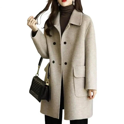 Elegant Women's Winter Coat Black