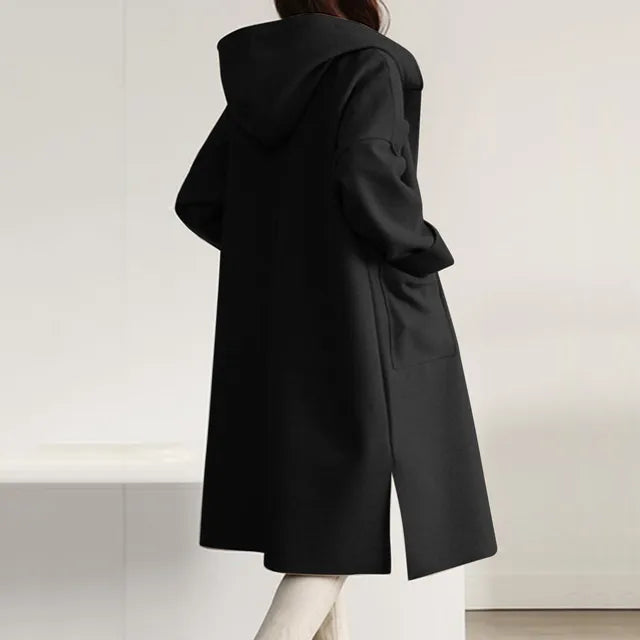 Elegante Daunenjacke Damen Kapuze - IdealeKleiden