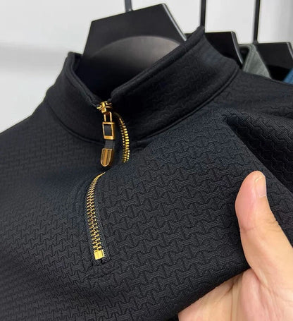Men's Quarter-Zip Pullover Modern Style