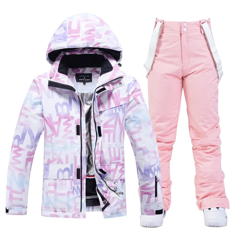Women's Warm Two-Piece Ski Suit