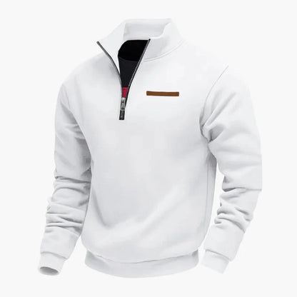 Practical Travel Pullover Stand-Up Collar Sweatshirt