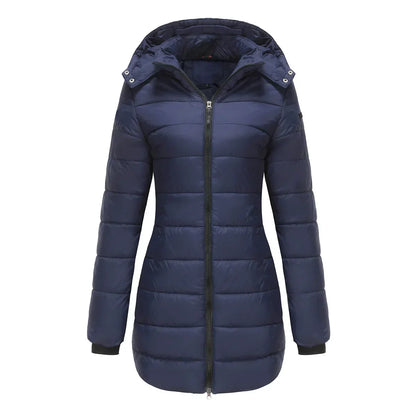 Women's Warm Hooded Winter Puffer Coat