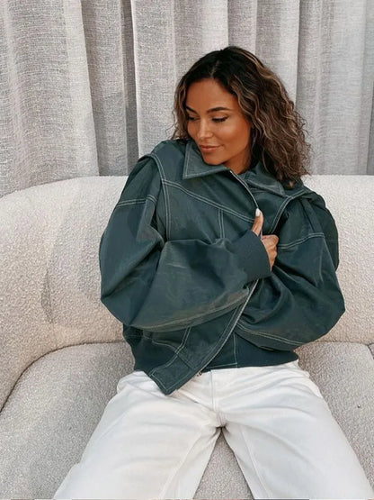 Große Herrenjacke Herbst Winter - IdealeKleiden
