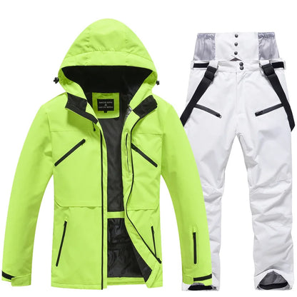 Unisex Two-Piece Warm Ski Suit