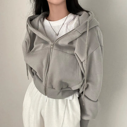 Emy - Oversized Zip-Up Sweatshirts