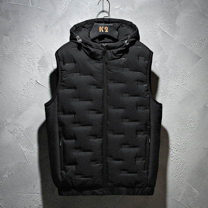 Elegant Hooded Vest Men Premium Quality