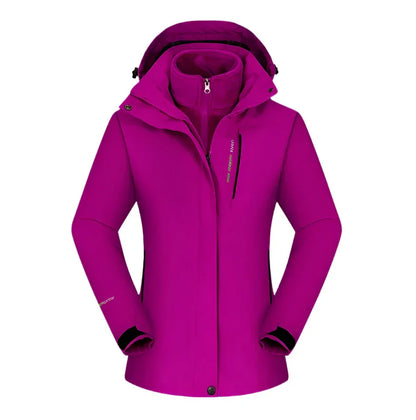 Praktische Wanderojacke 3-in-1 Fleece Isolierung
