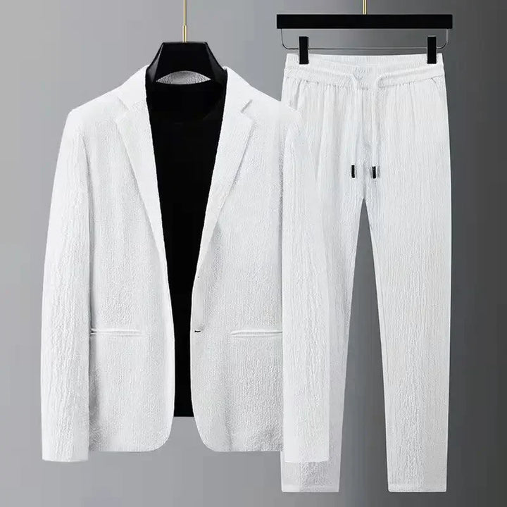 Herren Anzug Smart Casual Kordelzug Stil - IdealeKleiden
