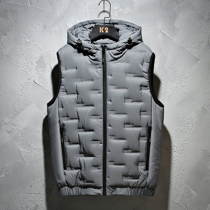 Elegant Hooded Vest Men Premium Quality