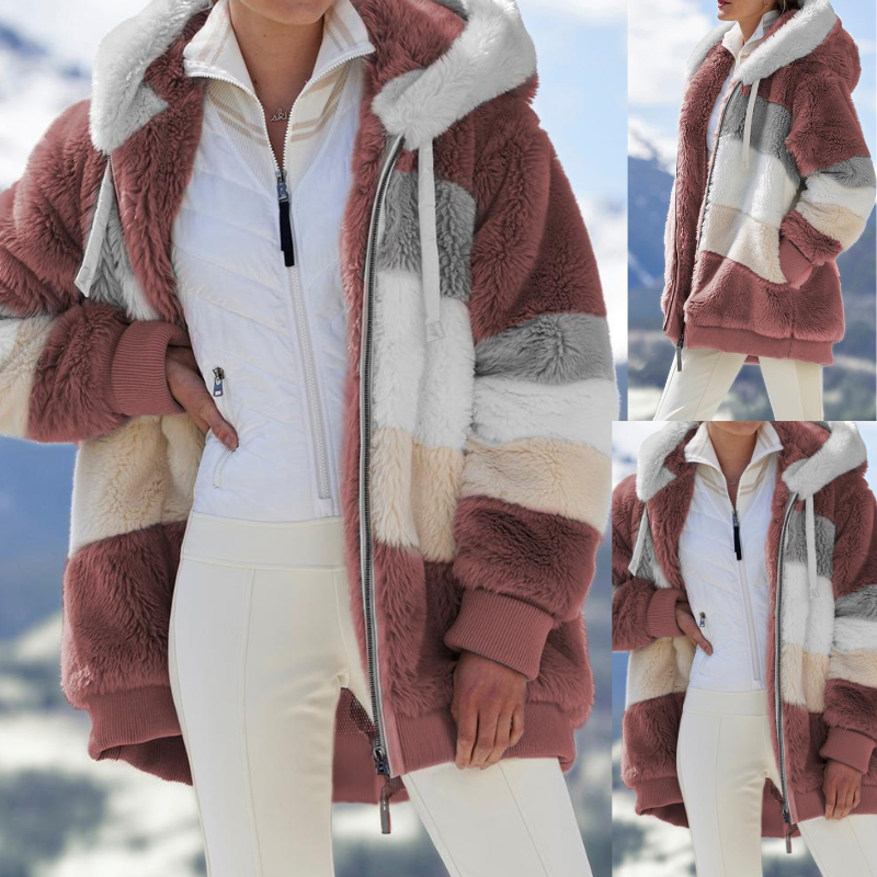 Practical hooded jacket for everyday wear