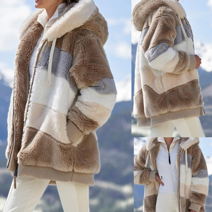 Practical hooded jacket for everyday wear