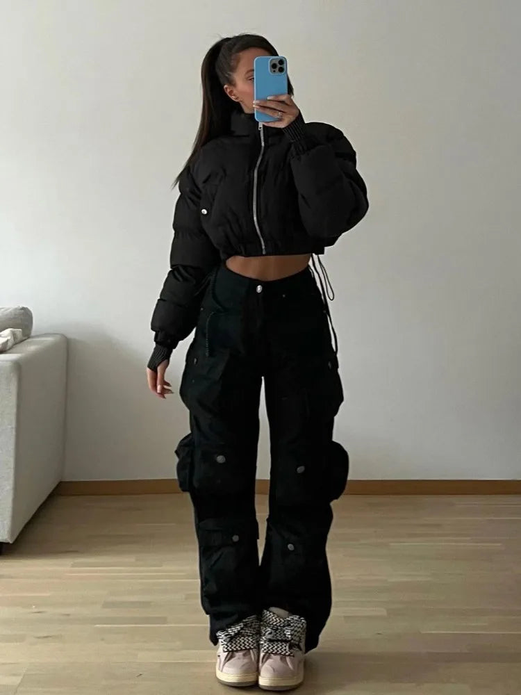Sapphire - Bequeme Cargo-Hose Mit Vielen Taschen - IdealeKleiden