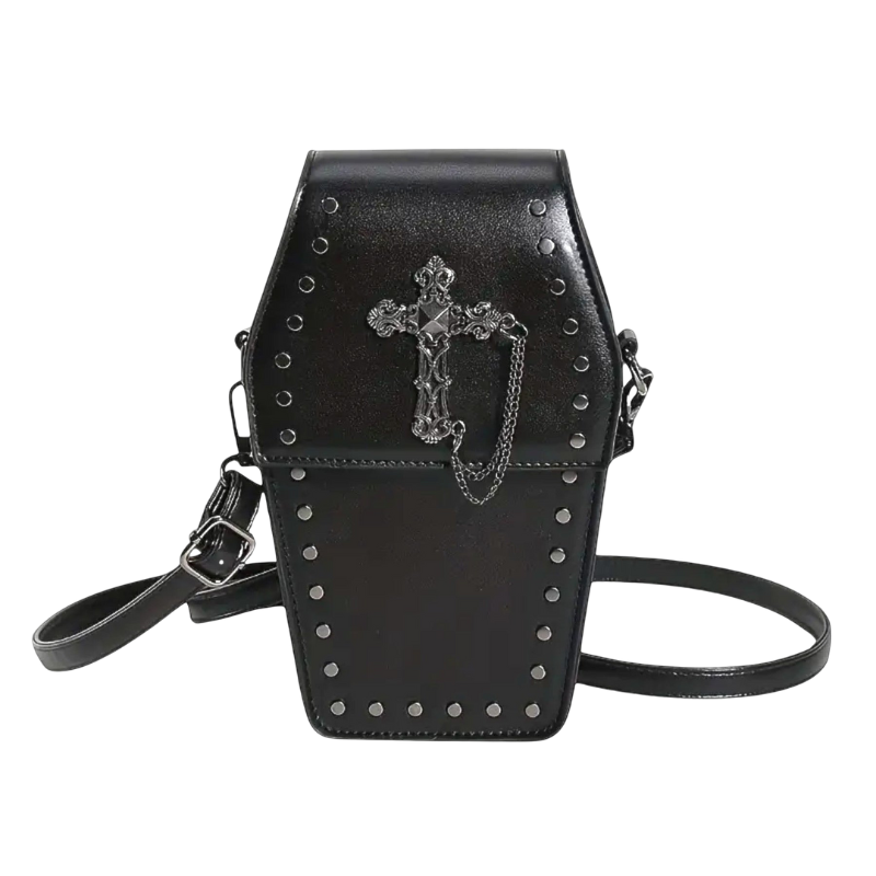 Gothic Crossbody Tasche Klein Sarg Design - IdealeKleiden
