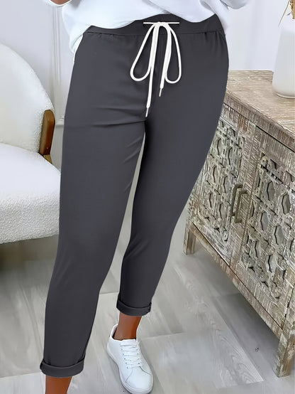 Comfortable Women's Trousers with Elastic Waistband