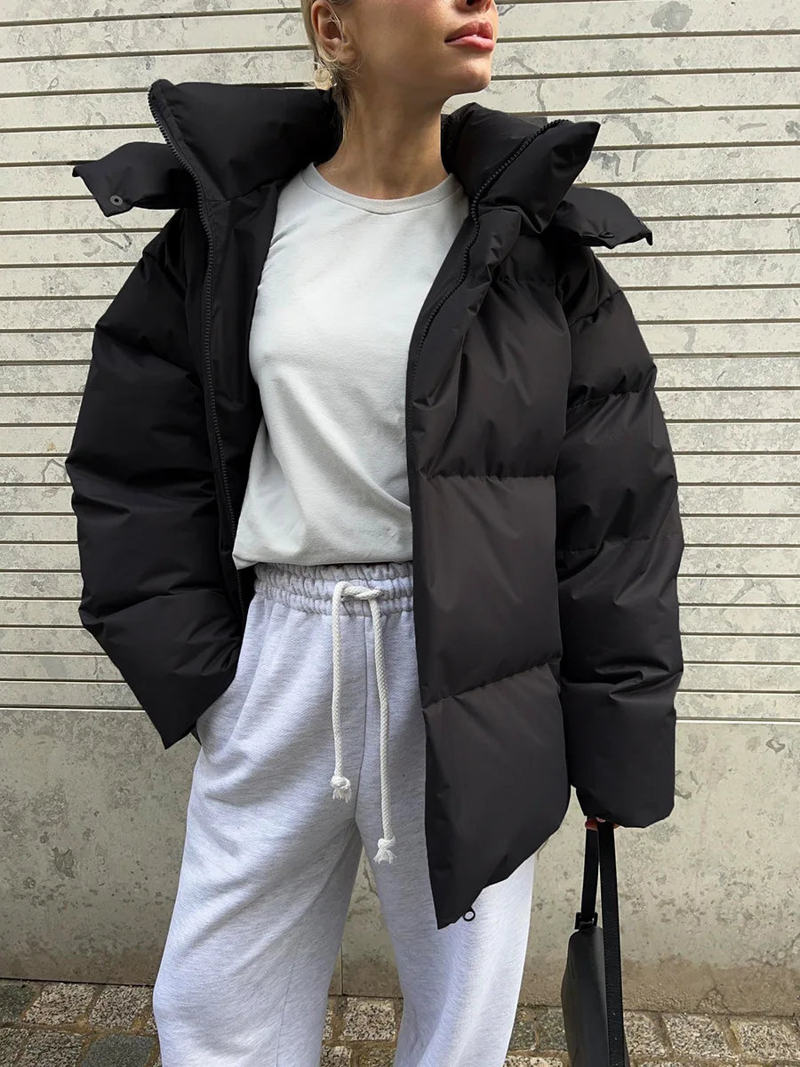 Comfortable Women's Cotton Puffer Jacket