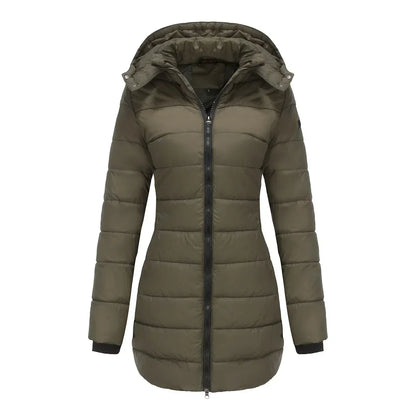 Women's Warm Hooded Winter Puffer Coat