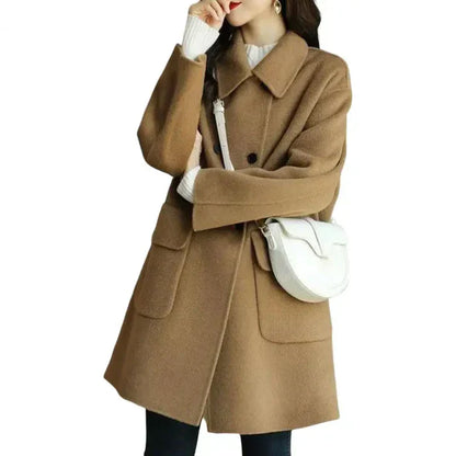 Elegant Women's Winter Coat Black