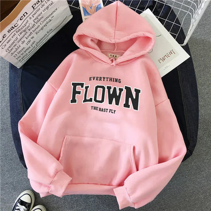 Women's Trendy Printed Hooded Jacket