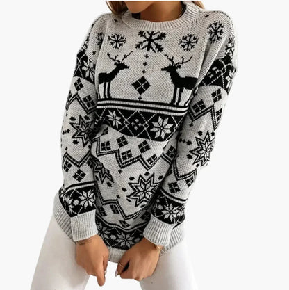 Christmas Sweater Reindeer Pattern Winter