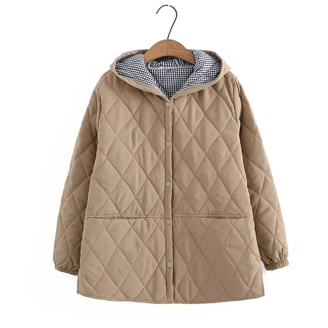Women's Plus Size Cotton Warm Winter Jacket