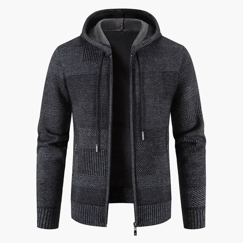 Cardigan with Hood - Warm Winter Jacket for Women
