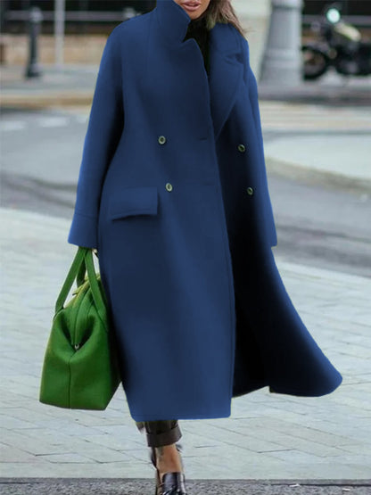 Elegant Women's Winter Jacket with Double Buttons