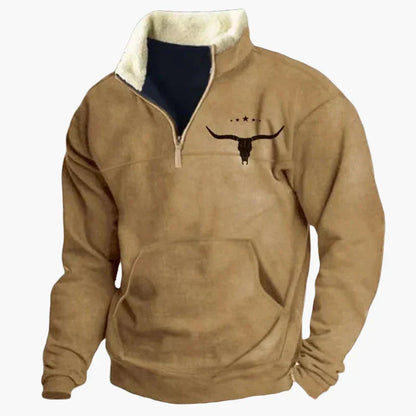 Stylish Pullover Western Look Ethnic Pattern Outdoor