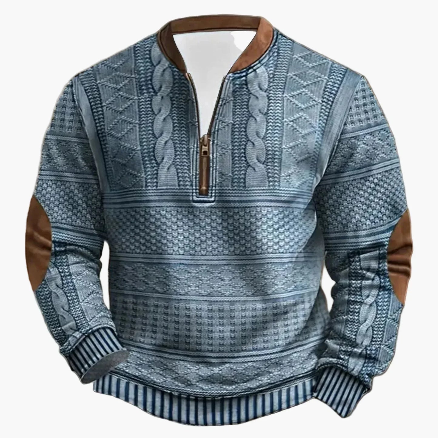 Comfortable Outdoor Pullover Stand-up Collar Zip