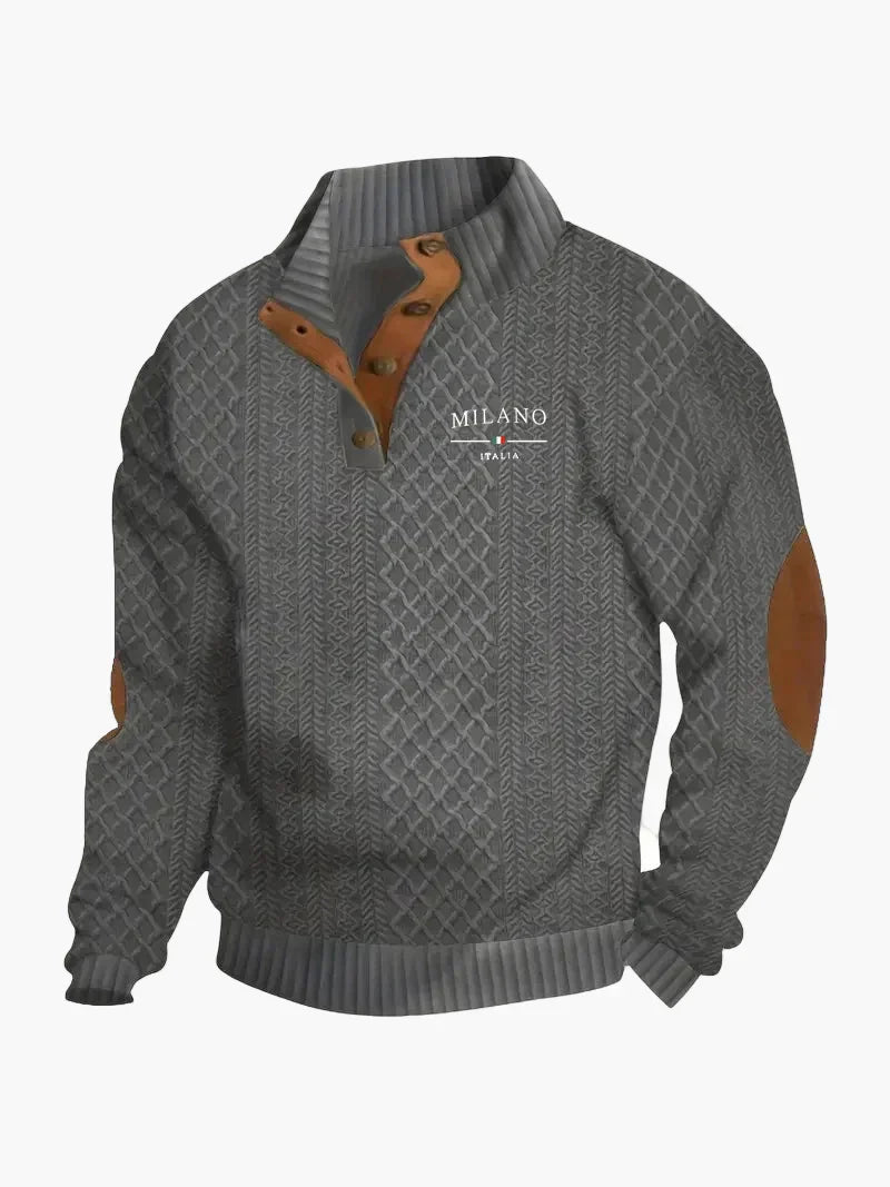 Stylish Knitted Sweater Italian Vintage Look