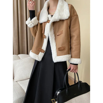 Stylish Leather Jacket Black Metallic