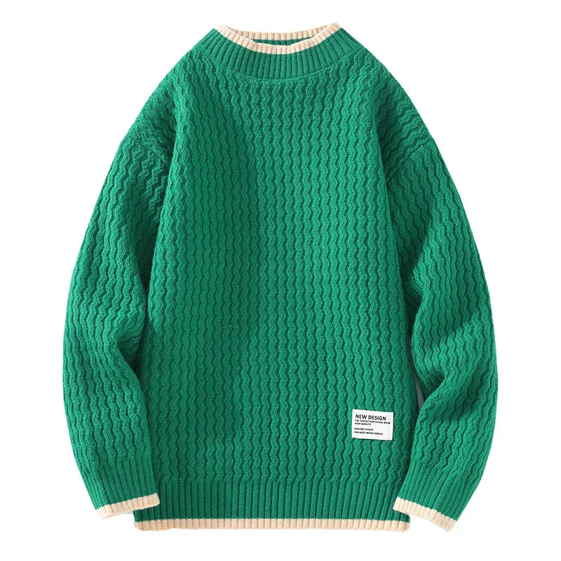 Men's Textured Knit Sweater