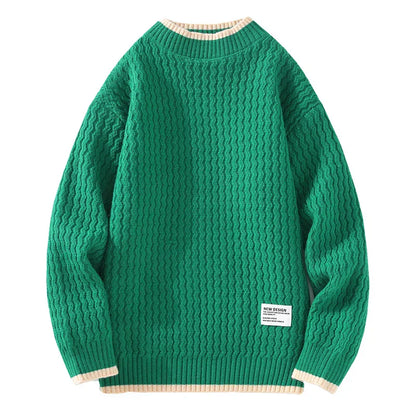 Men's Textured Knit Sweater