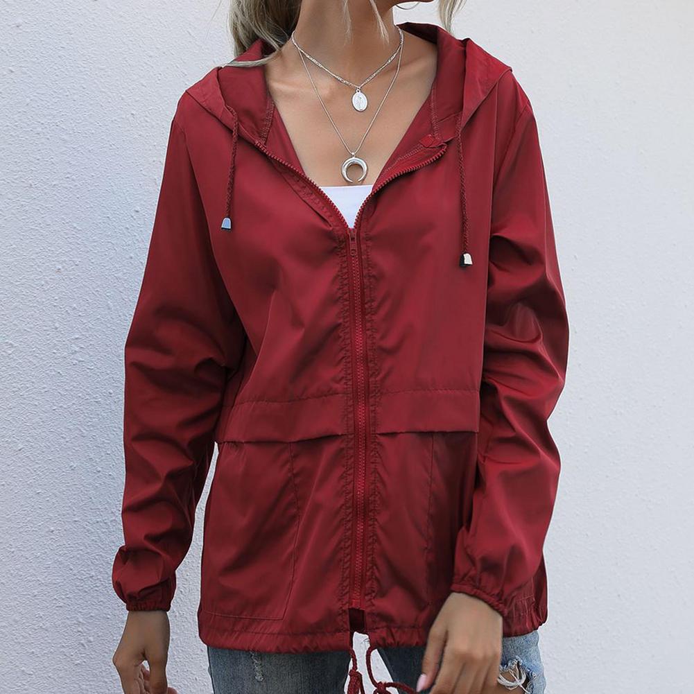 Waterproof Summer Jacket Hood Sporty