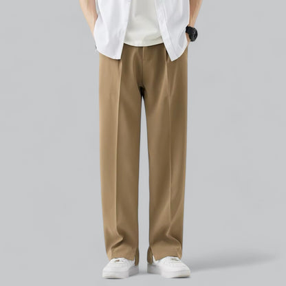 Fashionable Men's Trousers Elegant Slim-fit