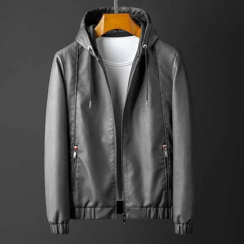 Winter jacket fur with hood elegant