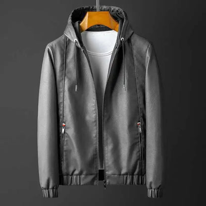 Winter jacket fur with hood elegant