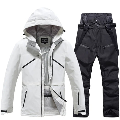 Unisex Two-Piece Warm Ski Suit
