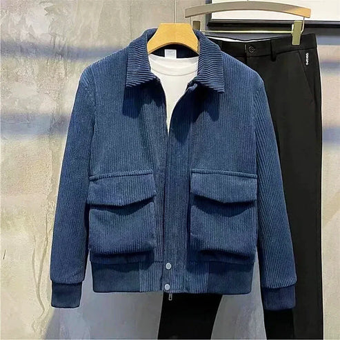 Stylish Men's Corduroy Jacket Modern Cut