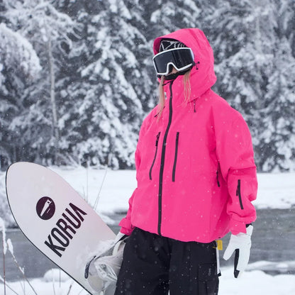 Damen Skijacke Warm Isoliert Winter