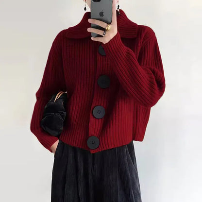 Elegant Cardigan for Women with Button Closure