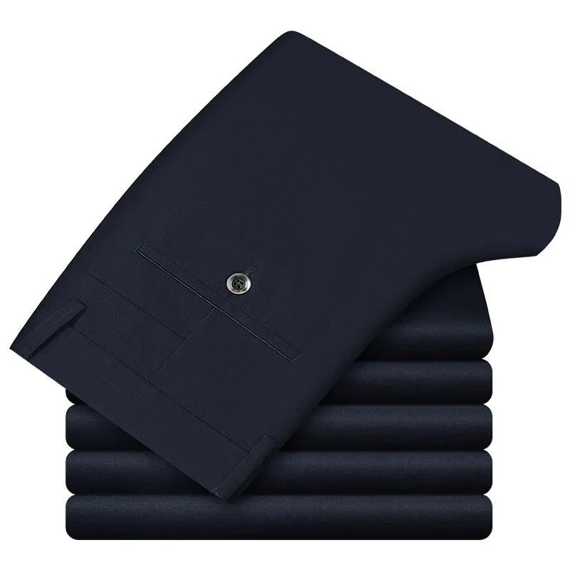 Men's Slim-Fit Dress Pants Elegant