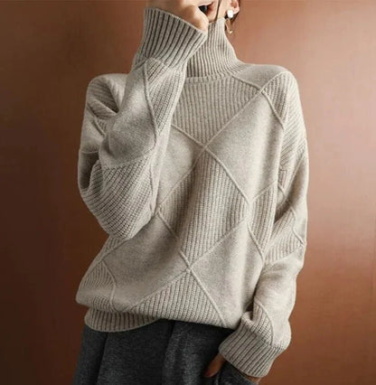 Fashionable Turtleneck Sweater for Women