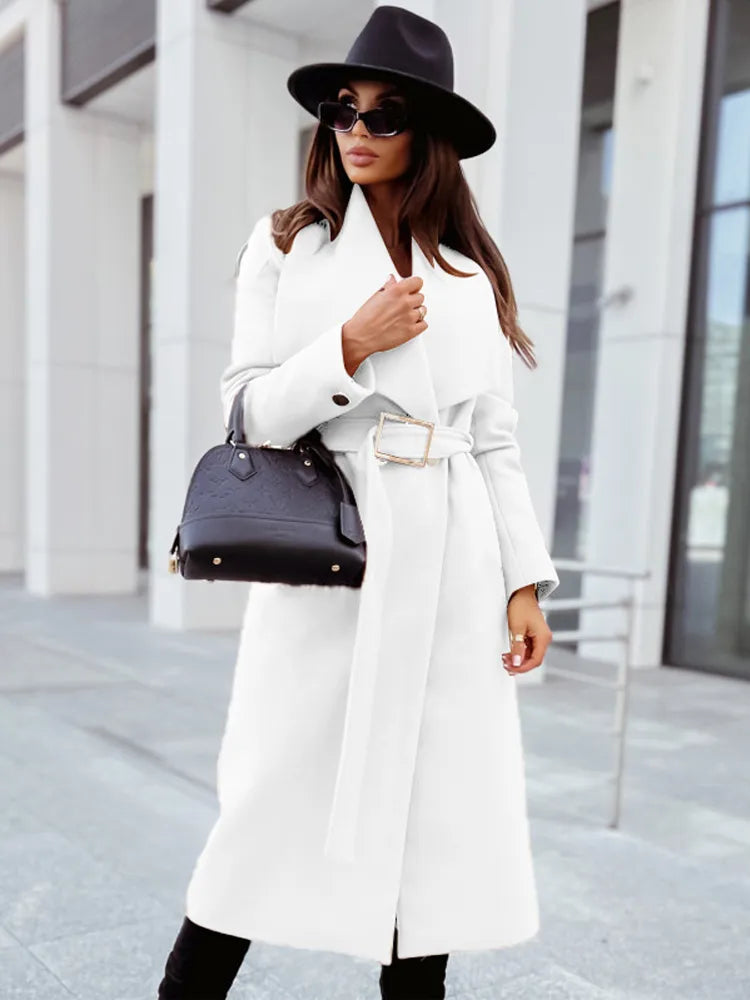 Elegant Women's Dress Long Fitted Lace-Up