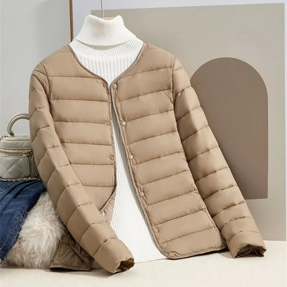 Lightweight Women's Slim Fit Down Coat