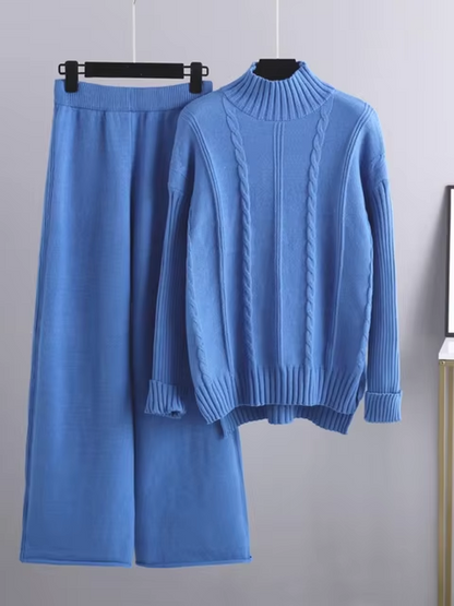 Fashionable Knit Dress Set for Women