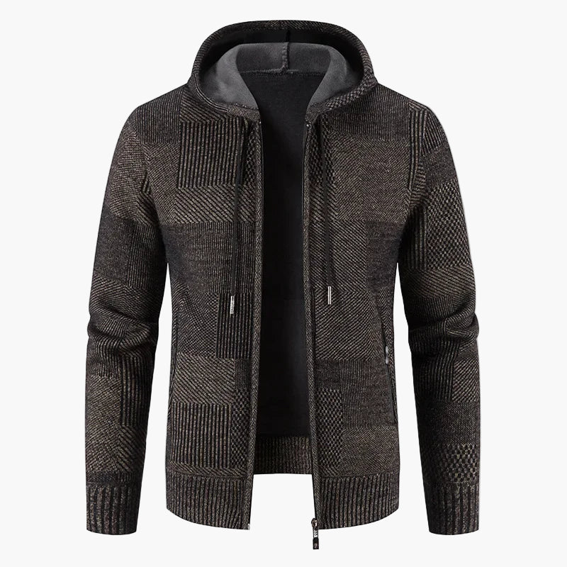 Cardigan with Hood - Warm Winter Jacket for Women